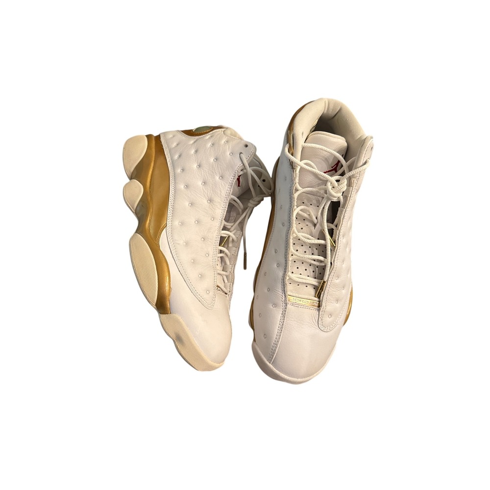 Air Jordan 13 Retro DMP Finals Pack White Metallic Gold 414571-135 Mens Size 12